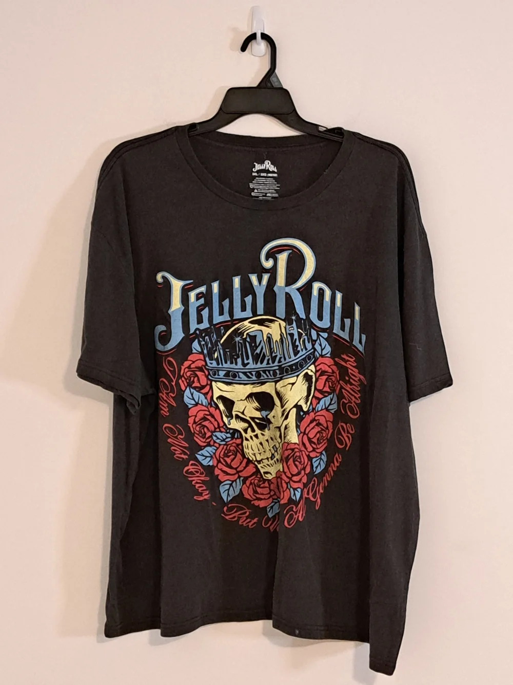 NWT Black Graphic Tee - Men's Casual Shirt Men's Size 3XL - Picture 5 of 7